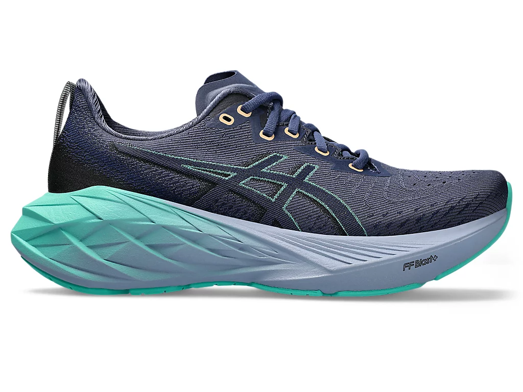 Asics Men's Novablast 4 BLACK/THUNDER BLUE