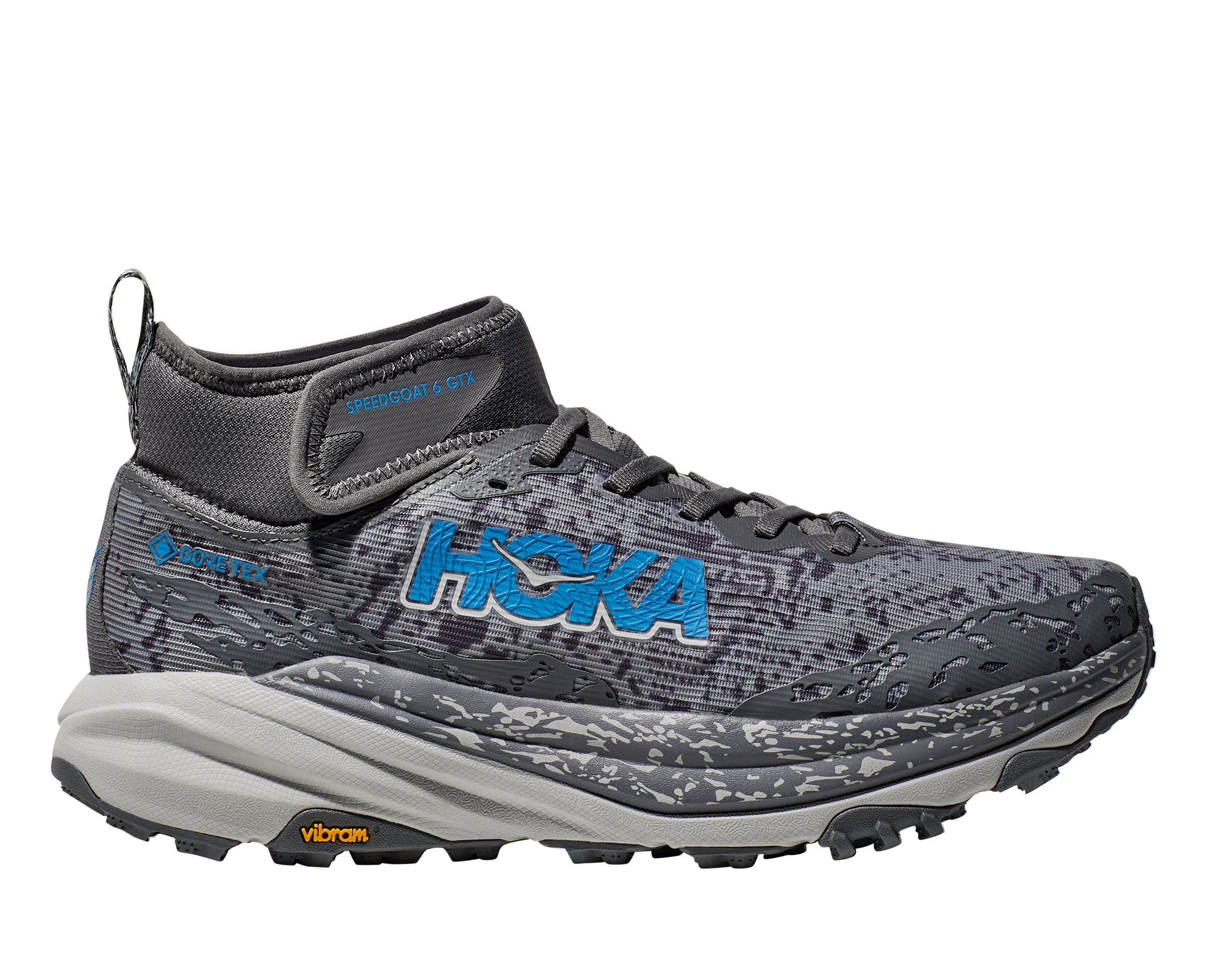 Hoka Men's Speedgoat 6 Mid GTX SATELLITE GREY / STARDUST