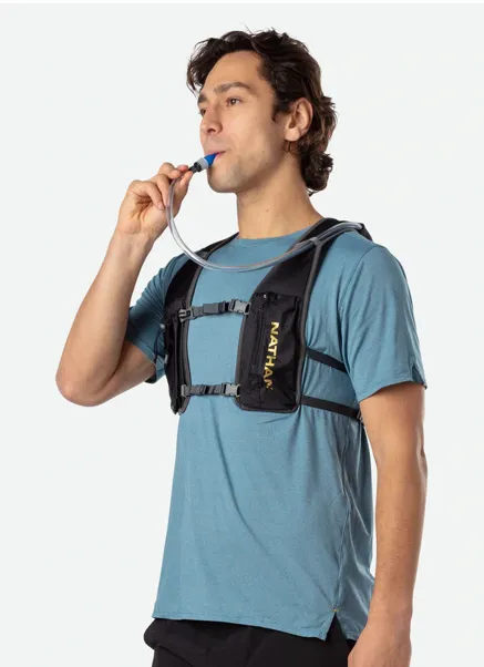 NATHAN QUICKSTART 2.0 6-LITER Hydration Pack CHARCOAL/REFLECTIVE SILVER