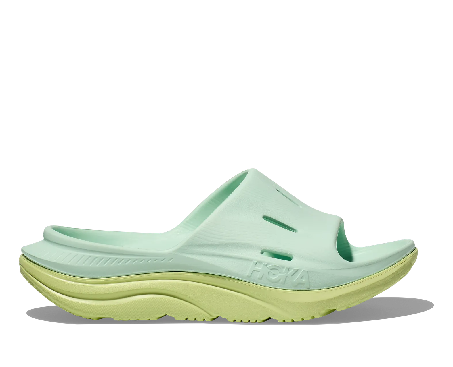 Hoka All Gender ORA RECOVERY SLIDE 3 AQUA BREEZE / CELERY JUICE