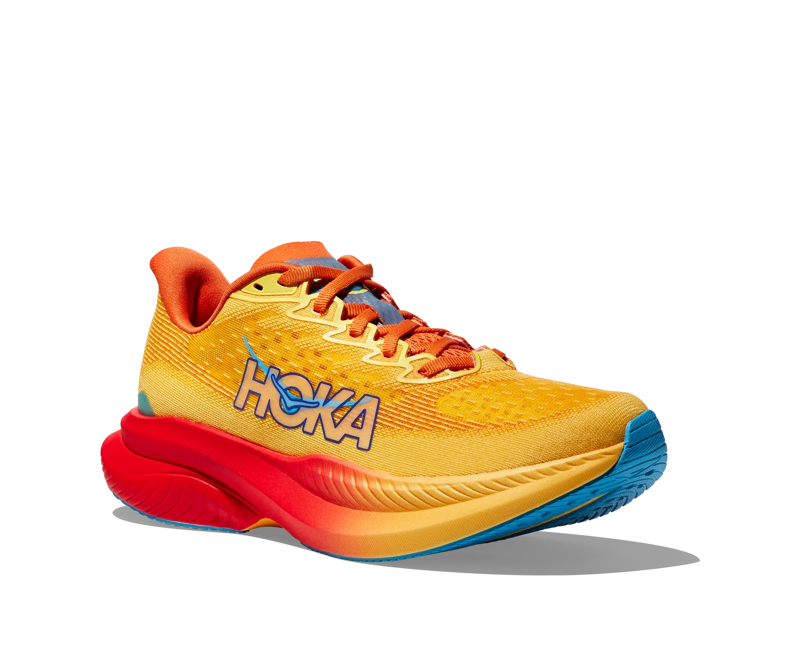 Hoka Men's Mach 6 POPPY / SQUASH