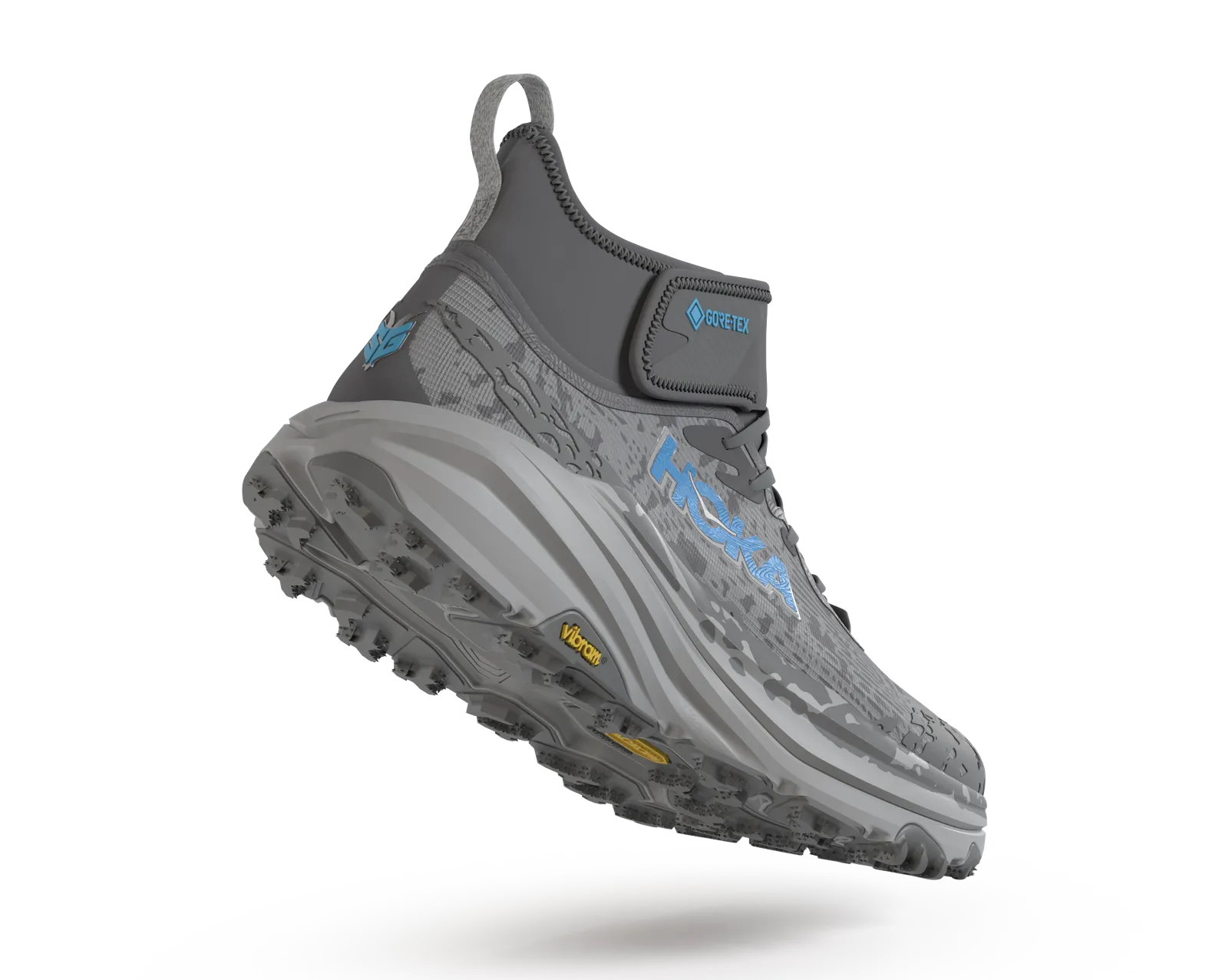Hoka Men's Speedgoat 6 Mid GTX SATELLITE GREY / STARDUST